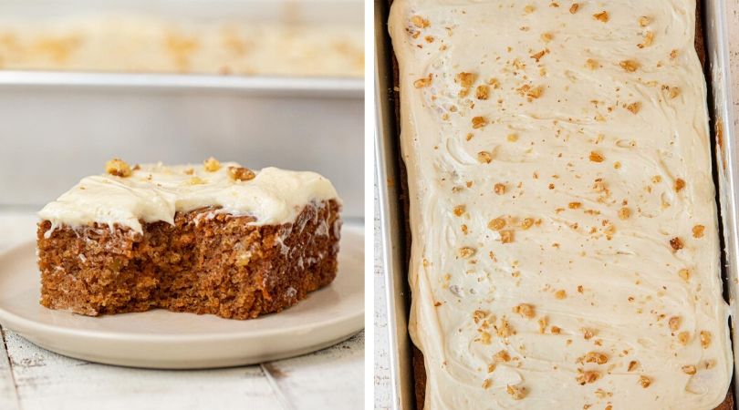 Whole Wheat Carrot Sheet Cake: Naturally Sweet & Nutrient-Rich